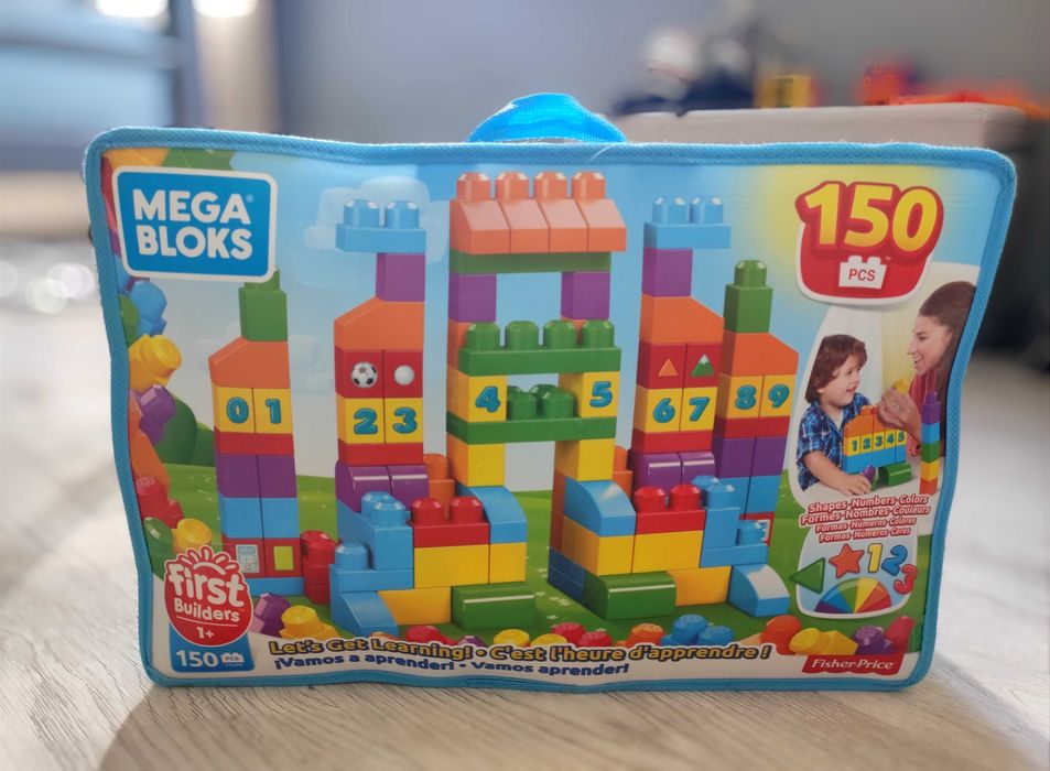 Klocki Fisher Price Mega Bloks 150 elementów+ torba