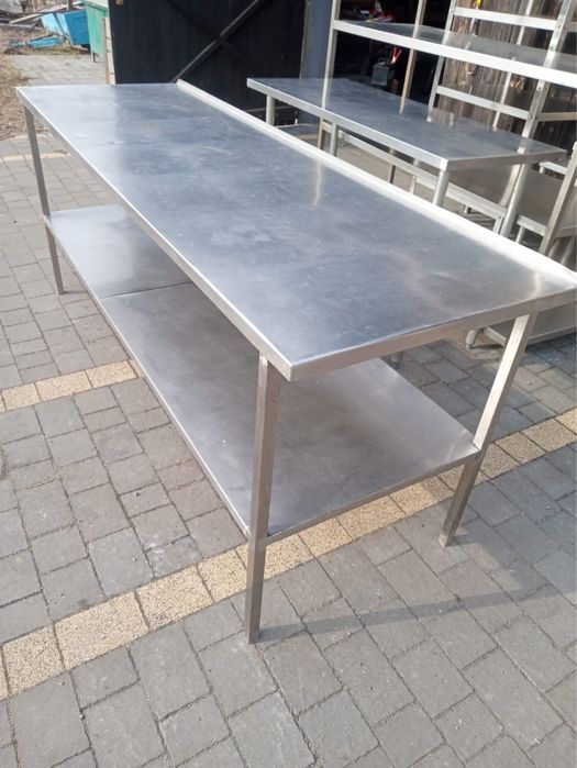 Stół Regał Gastronomiczny ze Stali Nierdzewnej