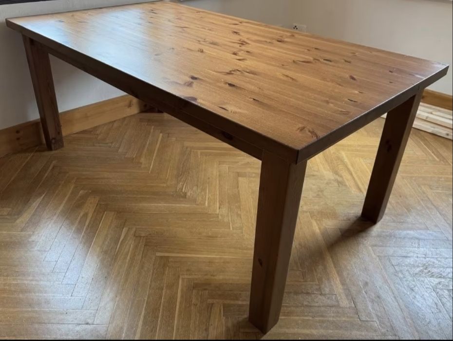 Stół duży drewniany 180x100cm Ikea Forsby