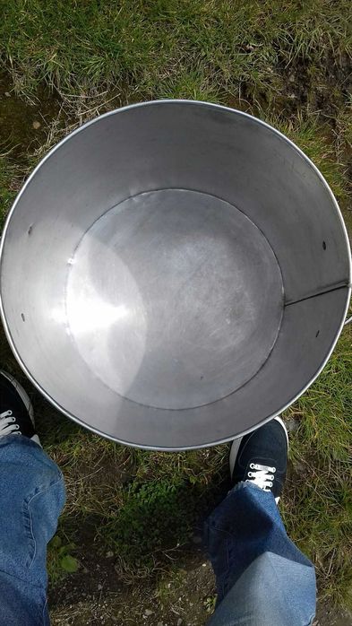 Баняк з нержавійки 57л