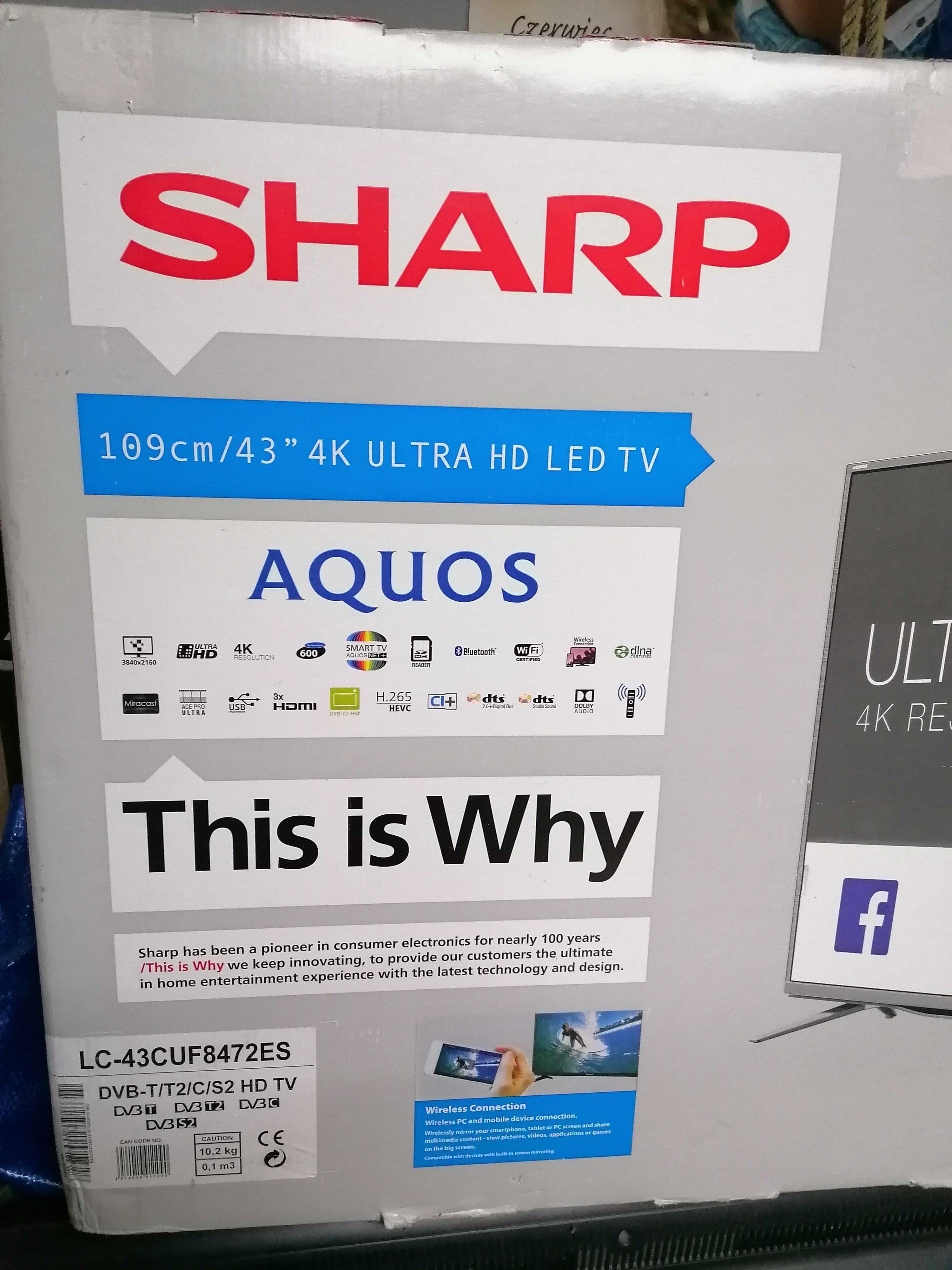 TV Sharp LC-43CUF8472ES