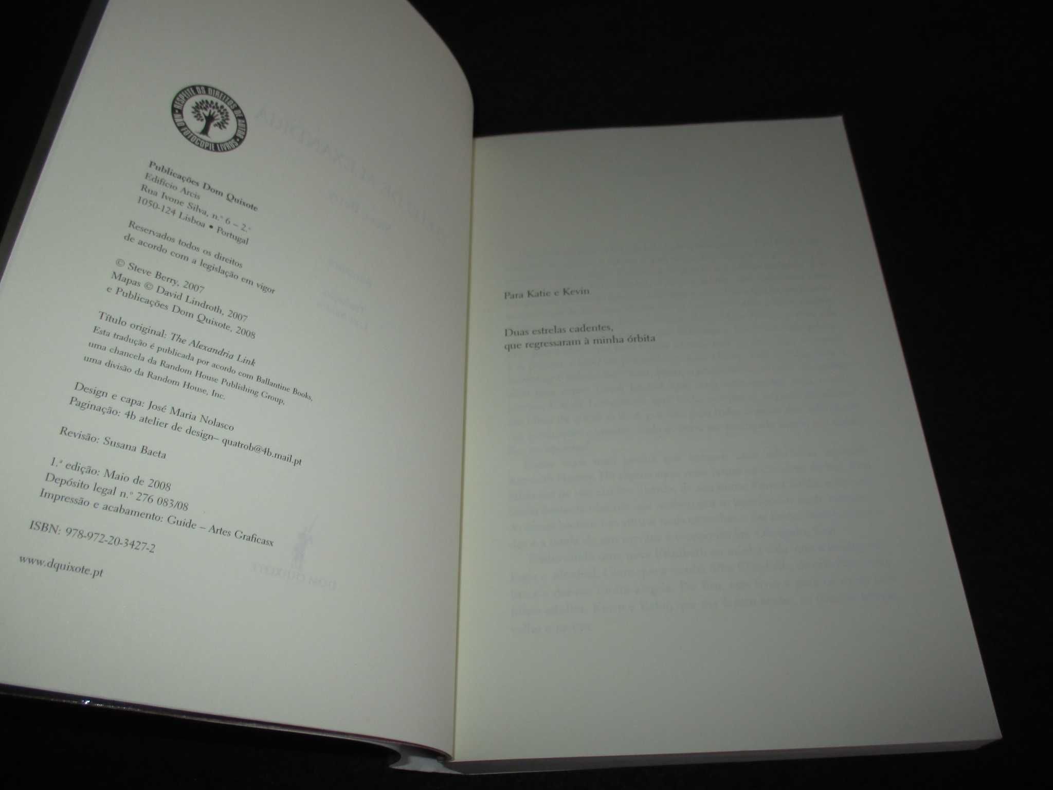 Livro O Elo de Alexandria Steve Berry