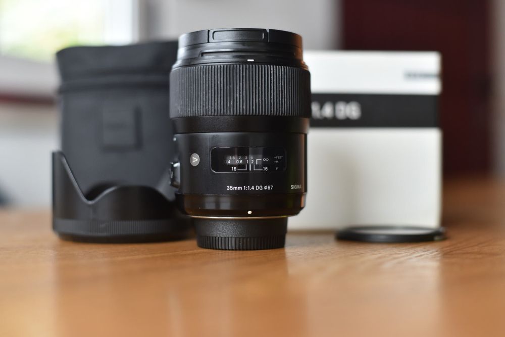 Objectiva Sigma 35mm 1.4 DG (nikon)