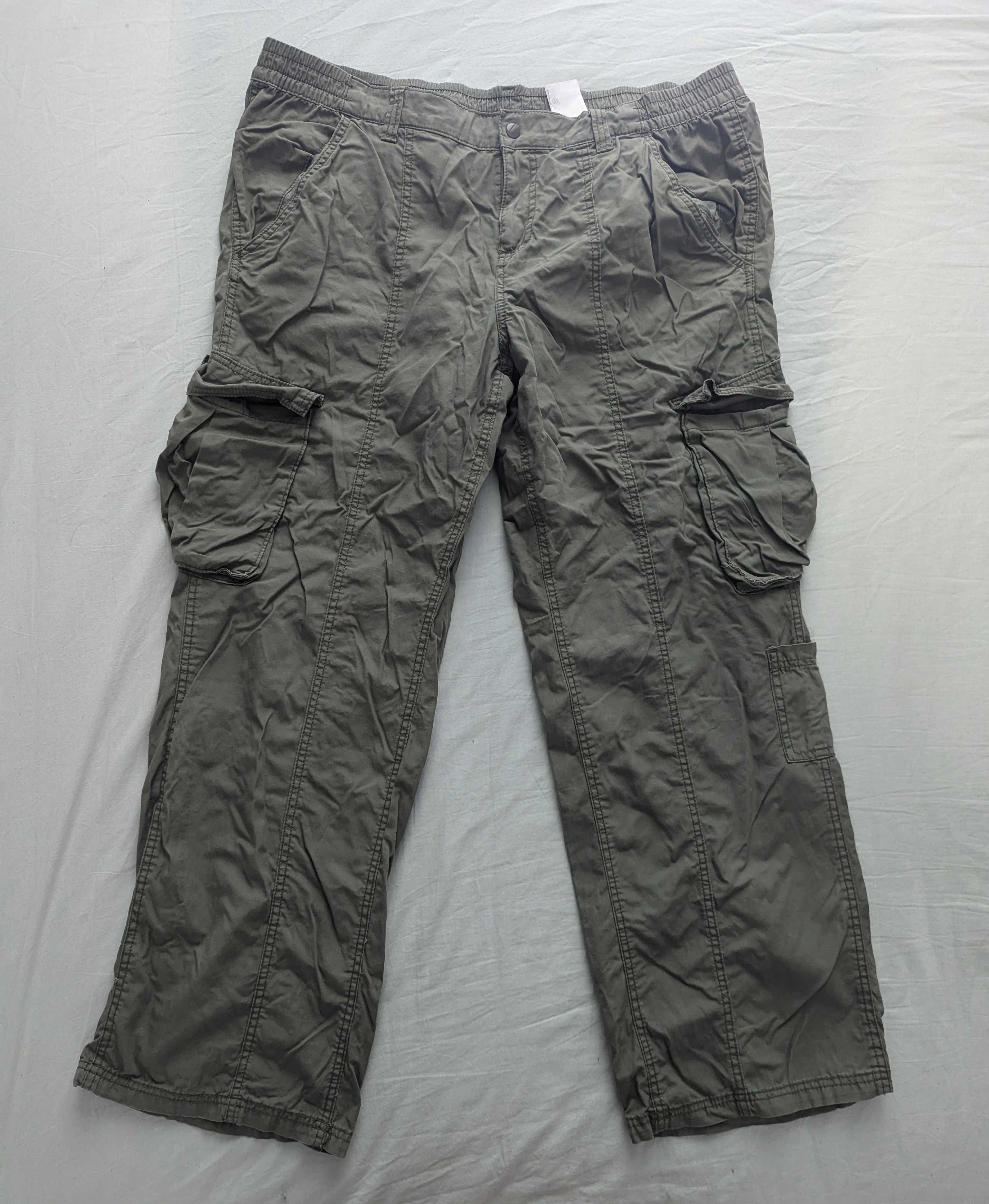Nowe spodnie H&M Divided bawełna bojówki r. 50