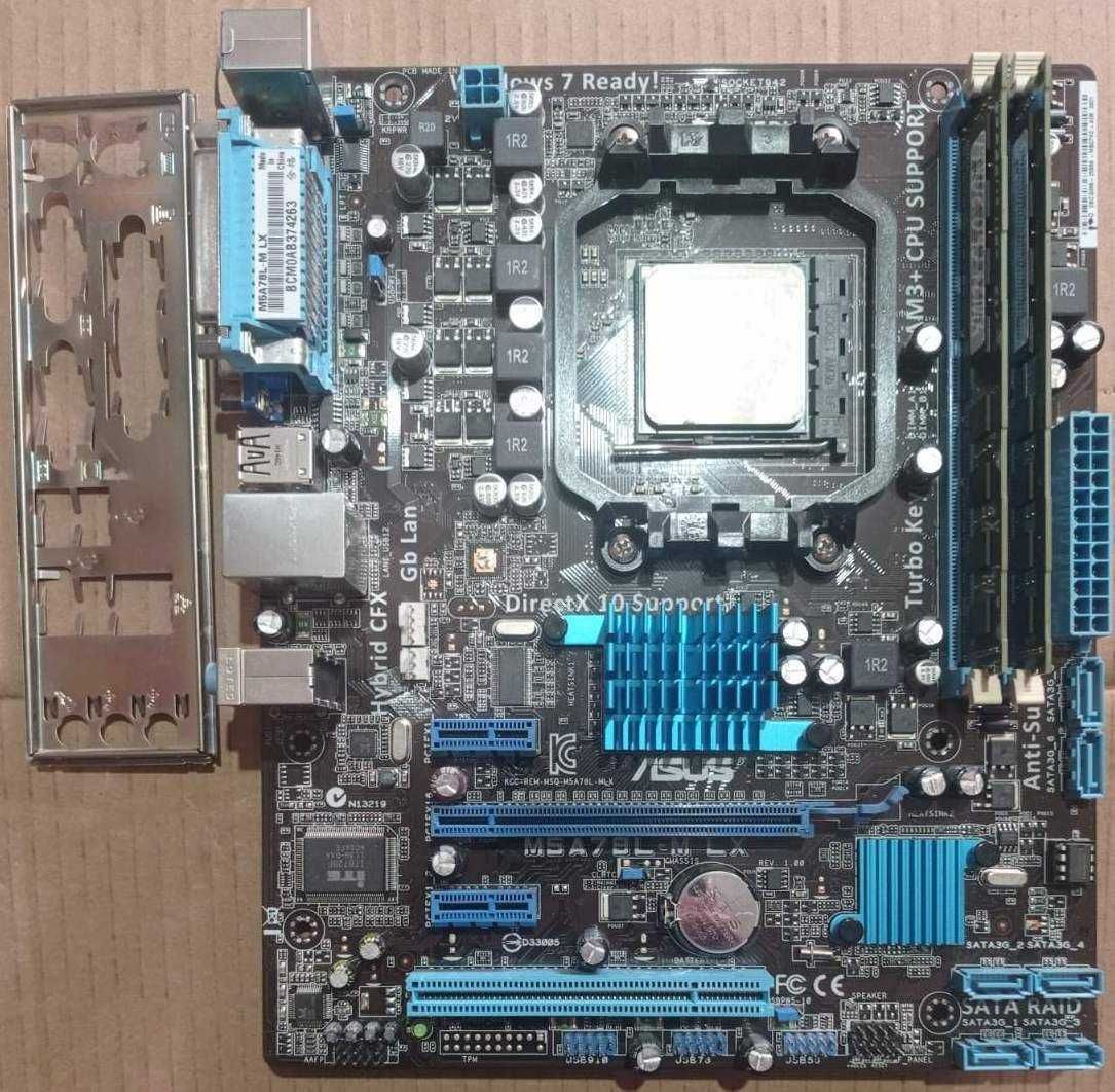 комплект AMD FX-4100 4 ядра + мат.плата ASUS