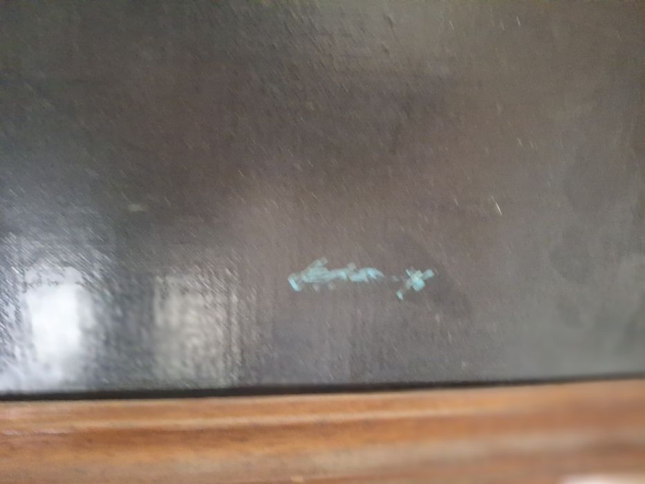 Extraordinária grande tela quadro pintura a oleo 83 x 102