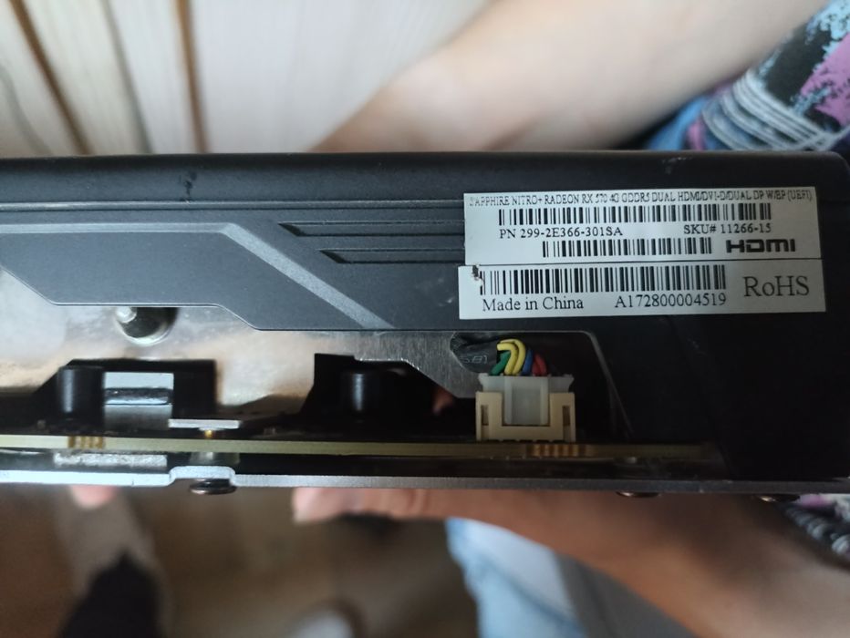 Radeon Sapphire Rx 570 nitro+ 4gb GDDR5 Dual.