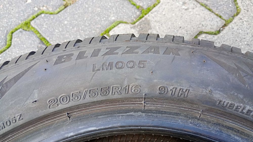 4x 205/55R16 Bridgestone Blizzak LM005 Zima Używane FV Siedlce