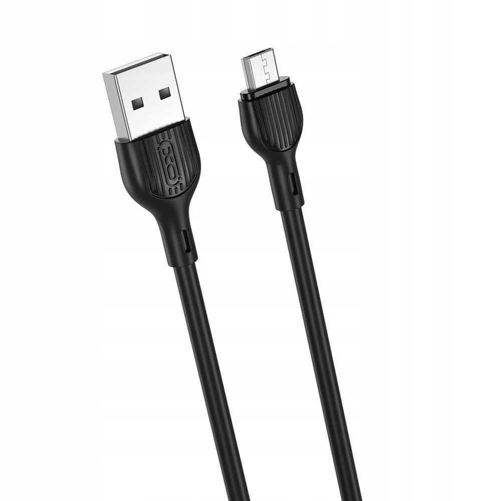 kabel usb typ b. Długość 2 m. Czarny. Transmisja danych