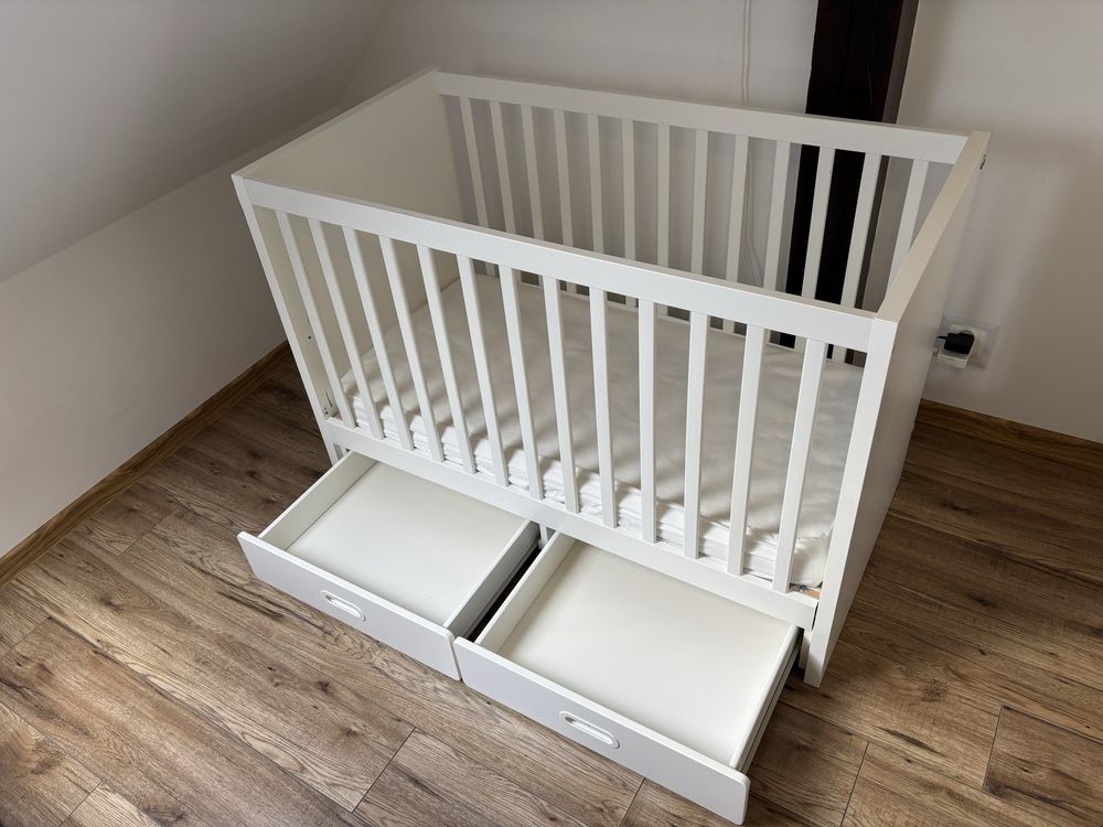 Łóżeczko dwupoziomowe z szufladami Ikea Stuva Fritids