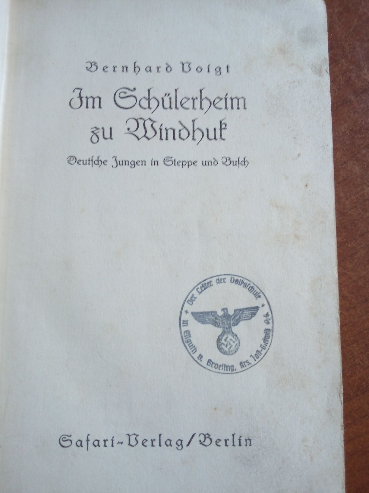 Im Schulerheim zu Windhuk