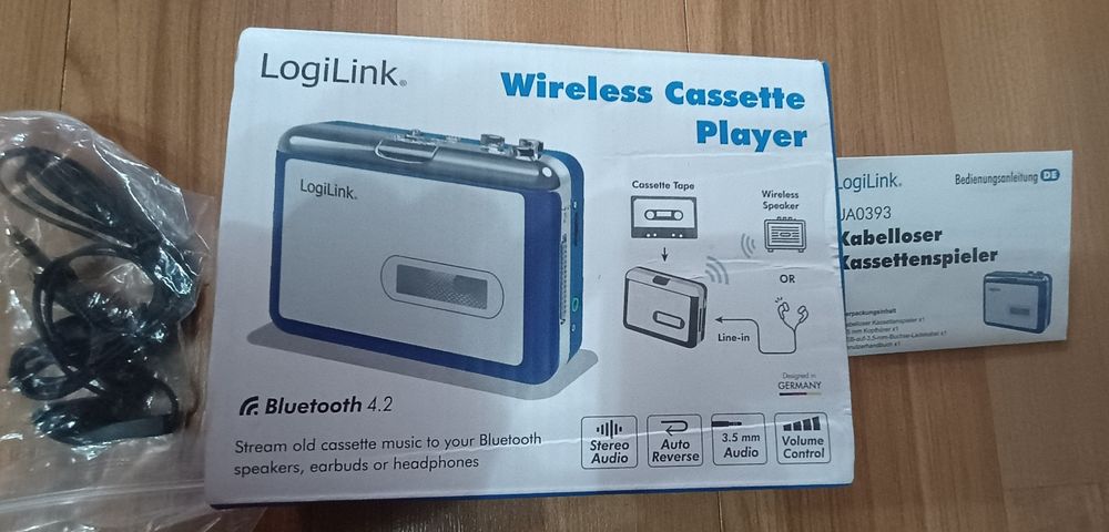 LogiLink UA0393 — кассетный Bluetooth-плеер