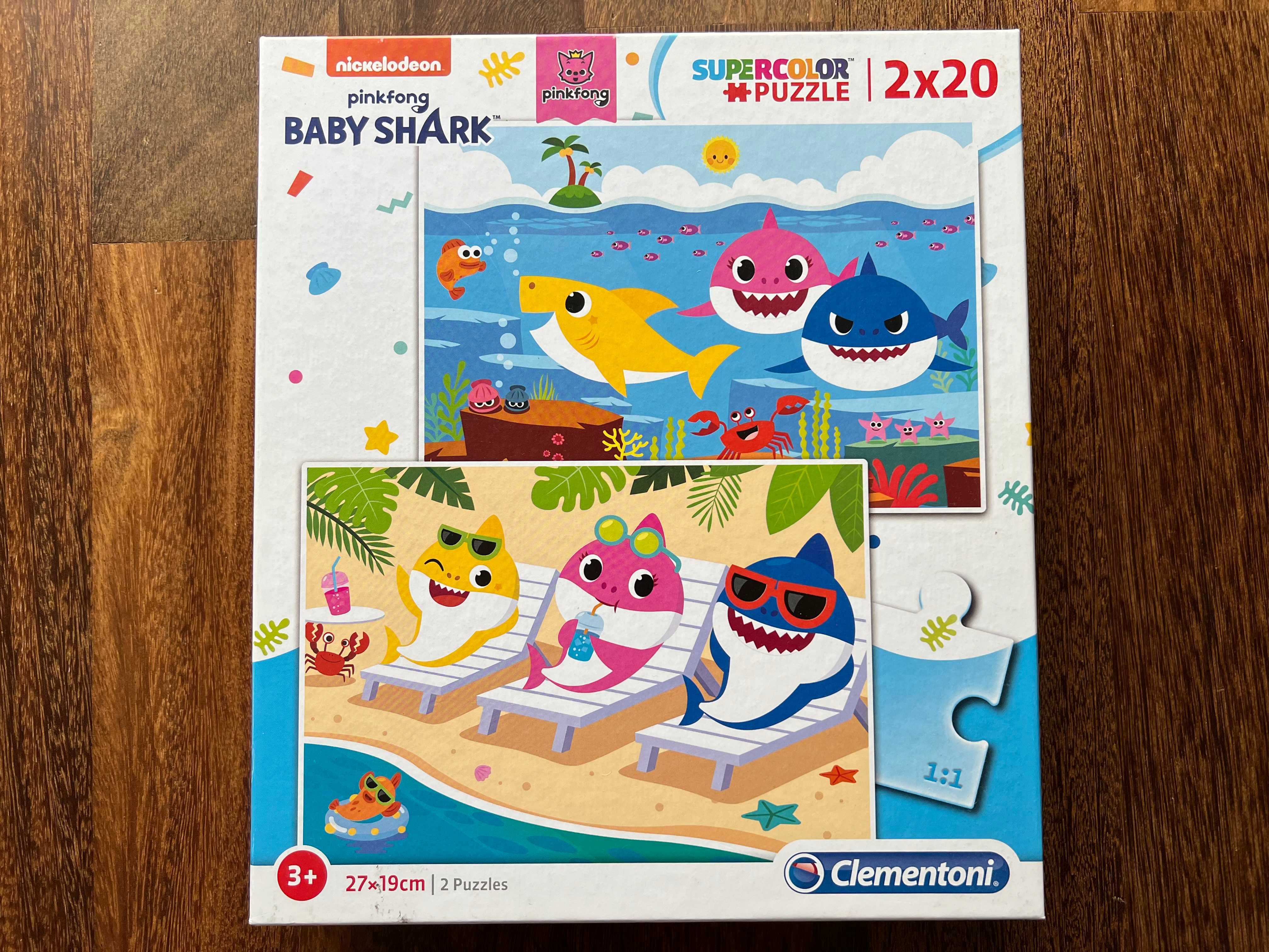 Puzzle Baby Shark de 20 peças – Clementoni