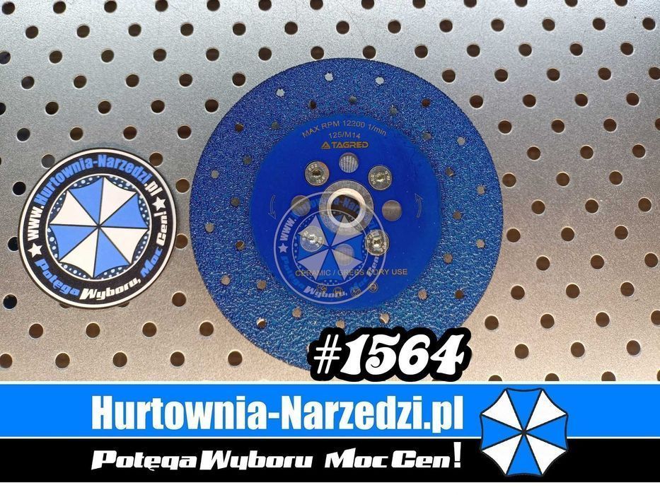 Tarcza diamentowa 125mm 2w1 do cięcia szlifowania płytek kamienia