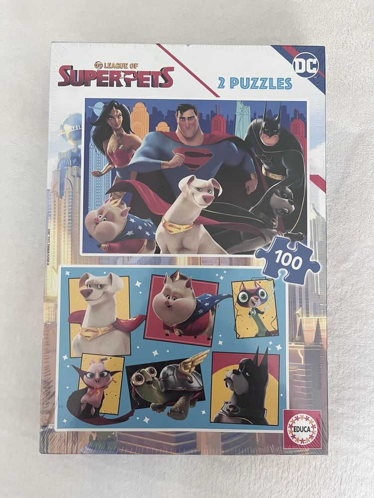 Puzzle da "DC League of Super-Pets" da marca Educa.