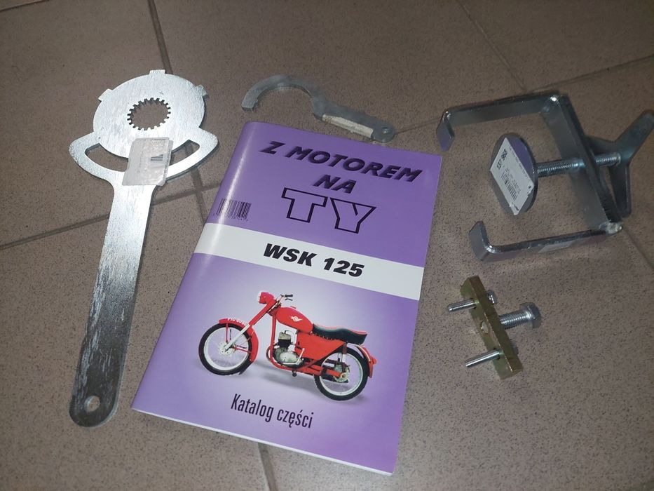 Nowy zestaw naprawczy klucze ściągacze katalog silnik rama