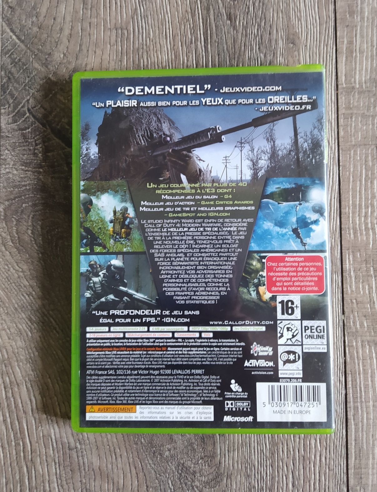 Gra Xbox 360 Call of Duty MW4 Wysyłka