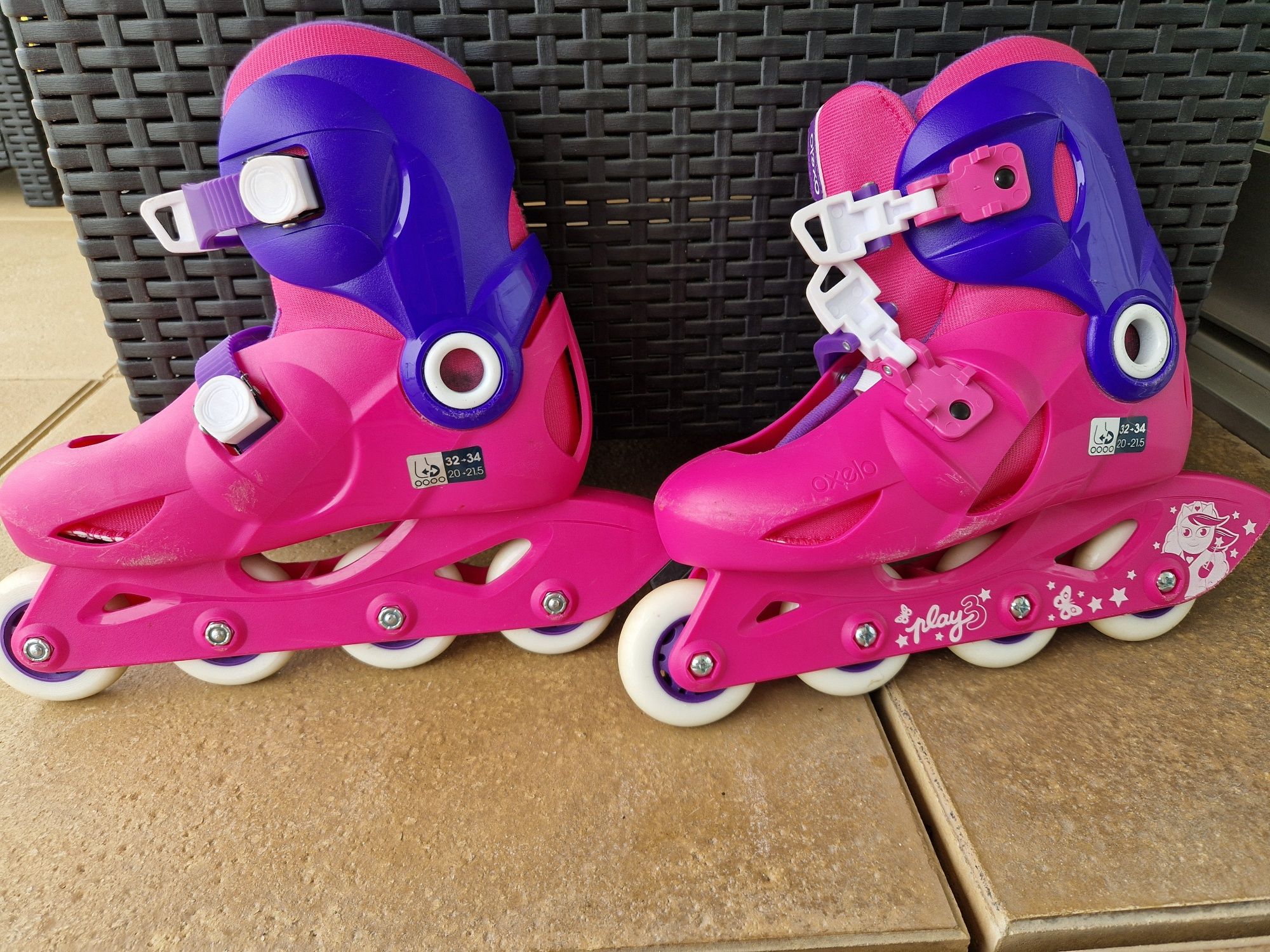 Patins em linha Tamanho 32-34