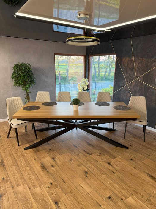 Stół Pająk metalowe nogi 160x90 rozkładany / Różne wymiary / kolory