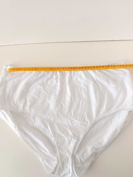 р 26 / евро 54 / 60-62 набор трусы трусики высокие белые большие батал