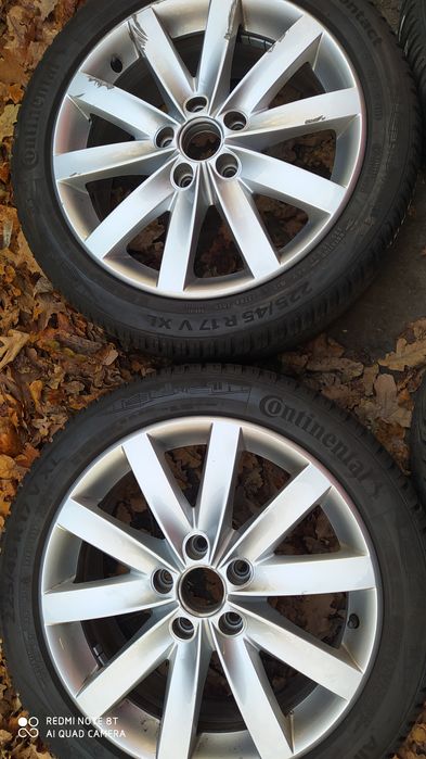 Oryginalne alufelgi 17" VW Audi Skoda Seat