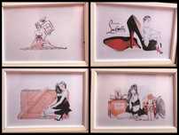Ilustração Bonecas Moda / Fashion (PORTES GRÁTIS)