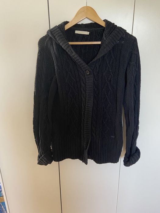 Rozpinany czarny sweter rozmiar L ze sklepu Cross Jeans