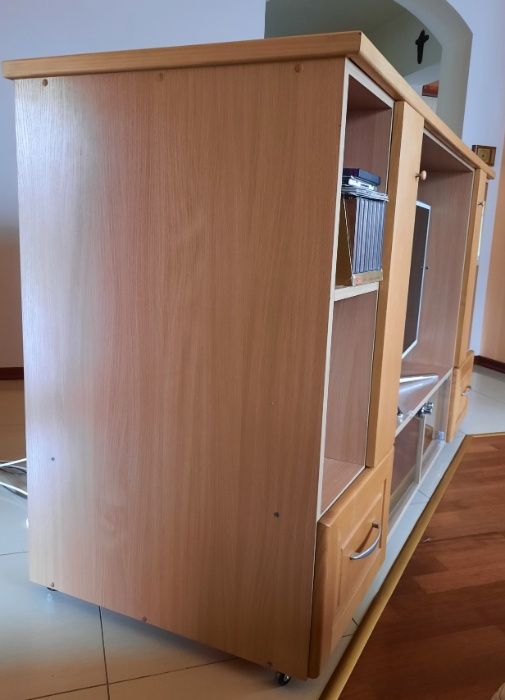 komoda, szafka, solidna komoda rtv na kółkach