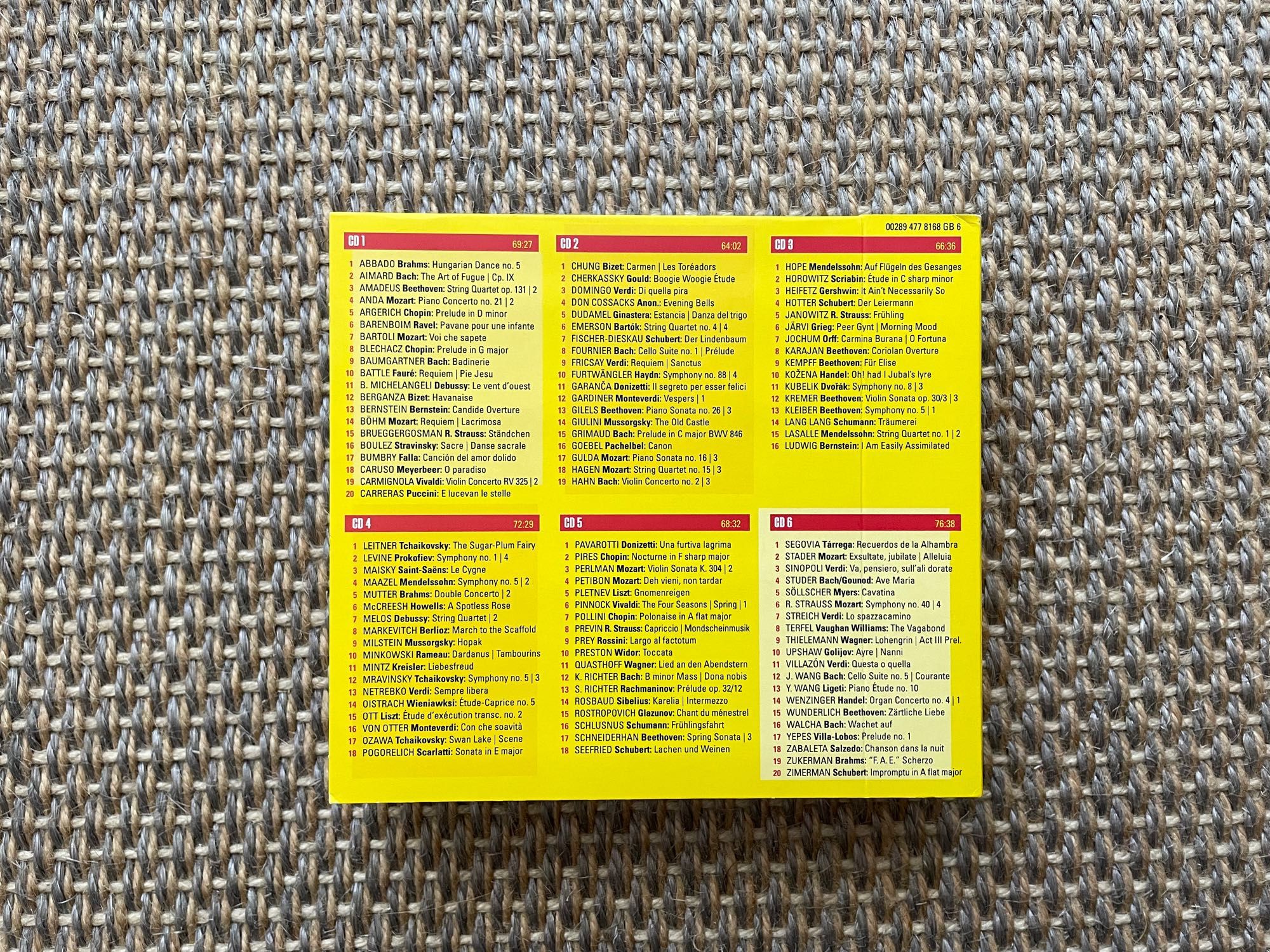 111 Years of Deutsche Grammophon (6 CD)