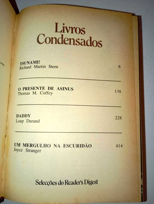 Tsunami/ O Presente de Asinus/ Daddy/Um Mergulho na Escuridão