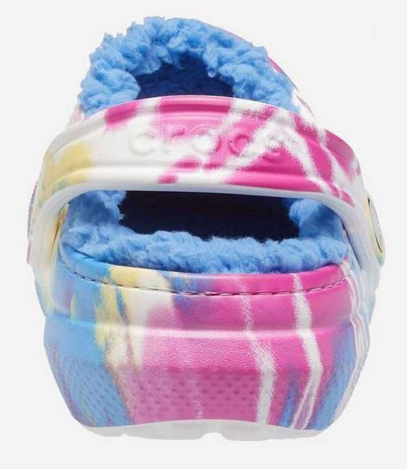 Утеплені крокси Crocs Classic Tie-Dye Lined Clog - від 20/21 до 38/39