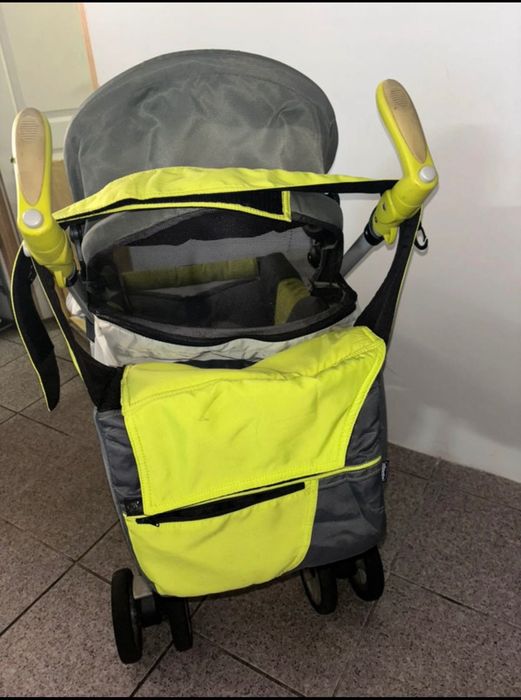 Trio Chicco com alcofa, carrinho, ovo