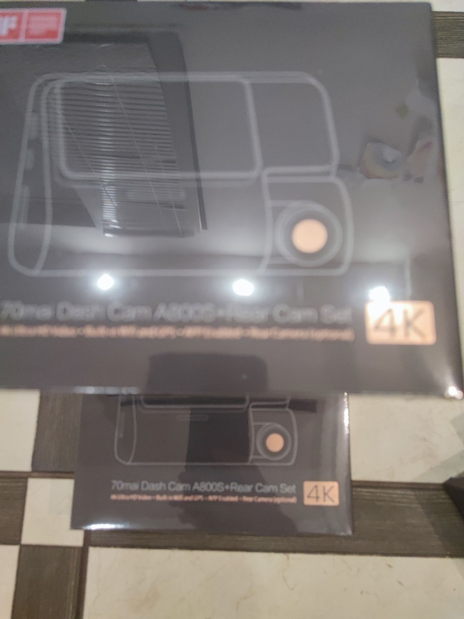 Відеореєстратор 70mai Dash Cam A800S + задня камера 4к