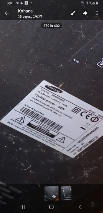ue55es6890 samsung телевізор на запчастини