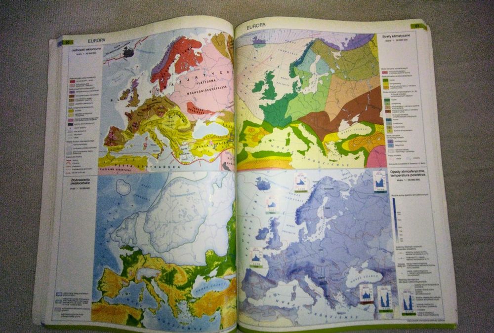 Atlas Geograficzny * Szkoła podstawowa klasa 5-8 * Nowa Era