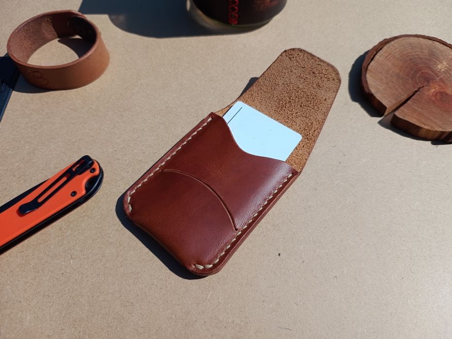 Borubar Skóroszyj - mini portfel / cardholder / wizytownik