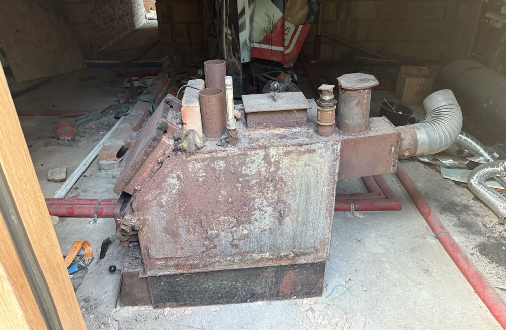 Piec nadmuchowowy trociniak cyganek