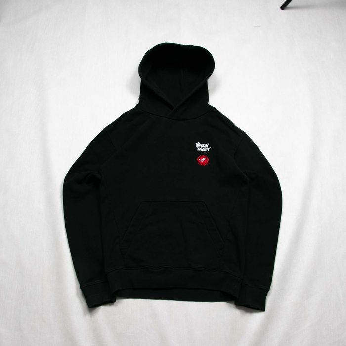 illegal Night bluza z kapturem L hoodie logowana