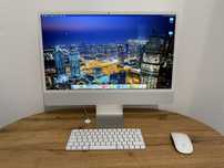 iMac M3 24/512GB Silver stan wzorowy
