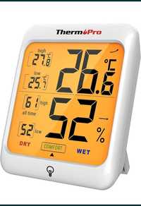 Medidor de Temperatura e Humidade (Thermo Pro TP53) - NOVO, SELADO