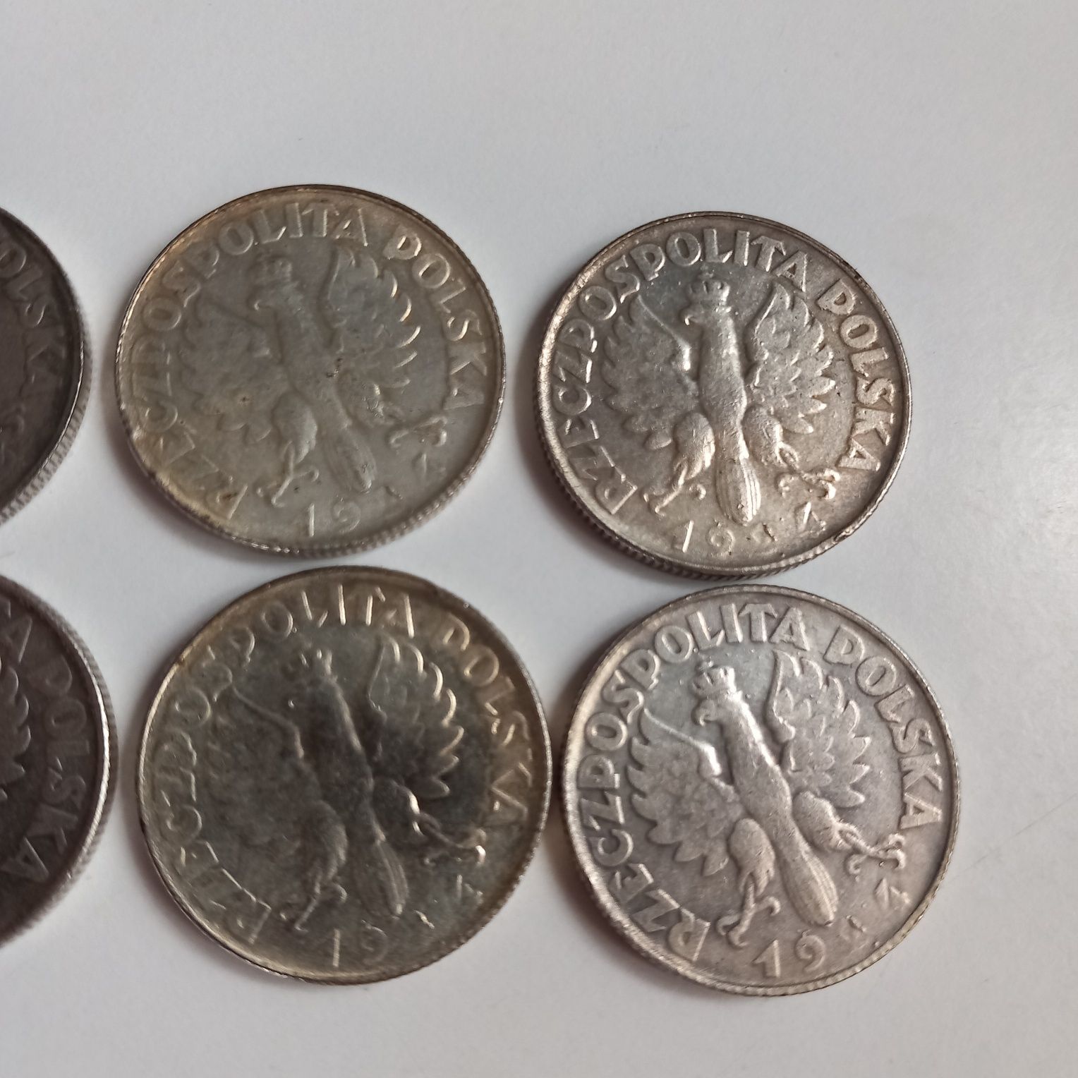 Monety żniwiarka 10 sztuk 1924