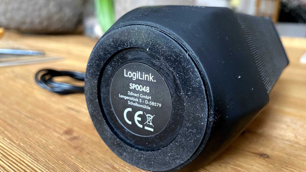 Coluna Bluetooth Sony LogiLink LED (Usada)