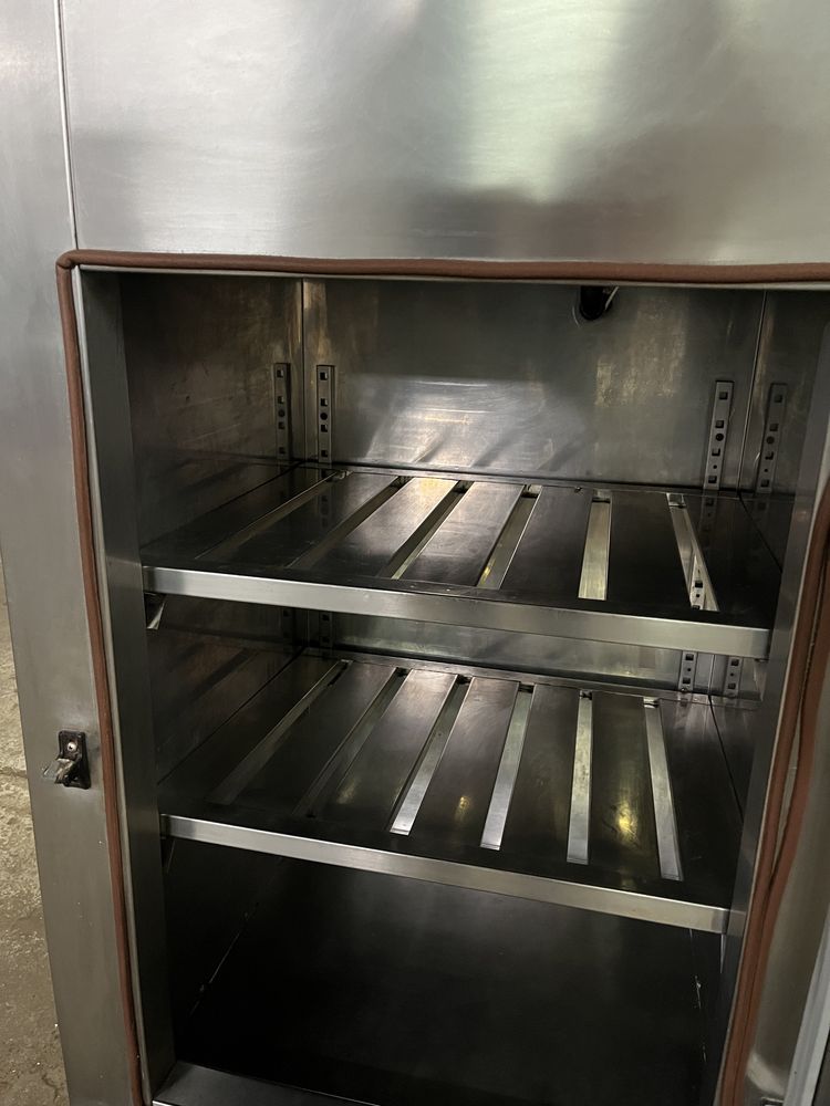 Arca vertical em inox de refrigeração com 1.40mt de altura