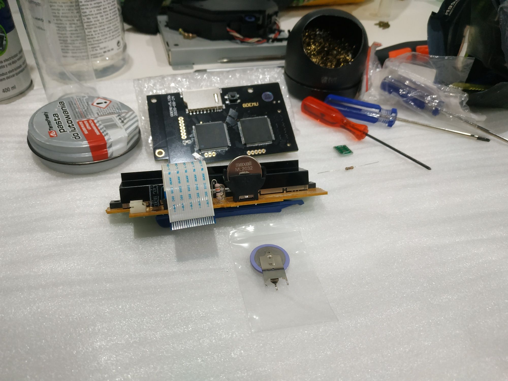 Sega Dreamcast Pilha + Reparação + Manutenção..