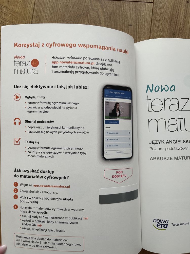 Arkusze maturalne Nowa teraz matura język angielski