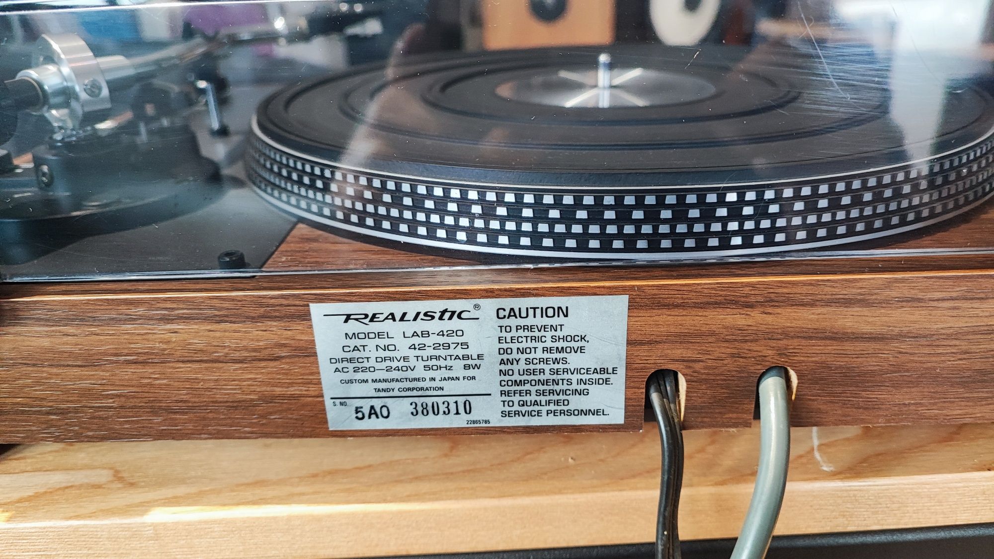 Gramofon Realistic lab -420