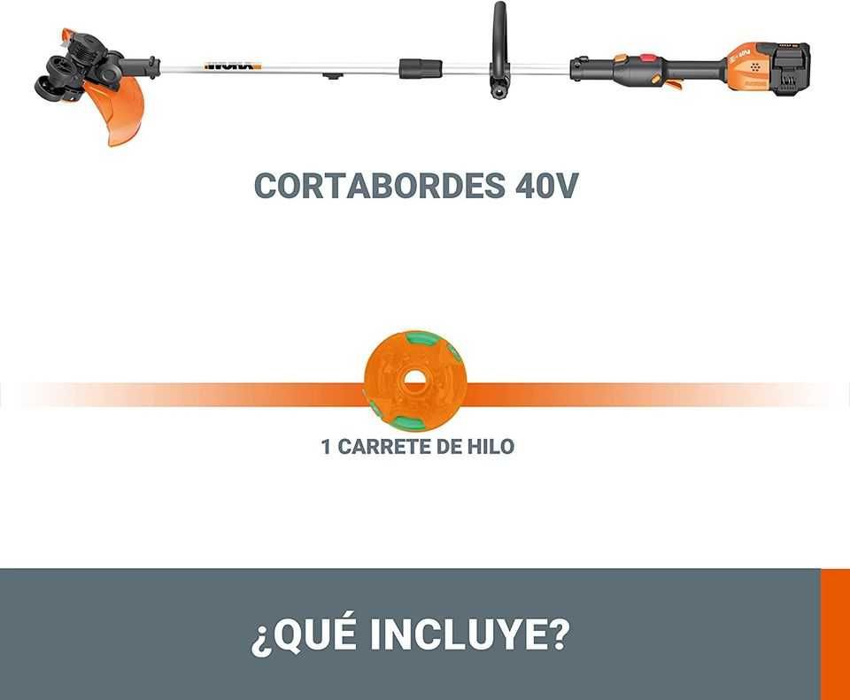 Worx Corta lamas relva e perfiladora (2 x 20 V), PowerShare