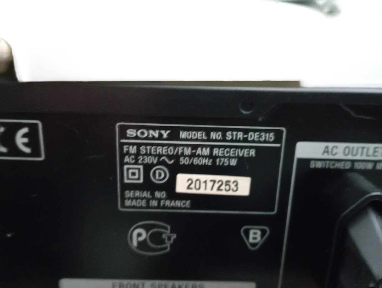 Amplificador Sony  MODEL NO STR-DE