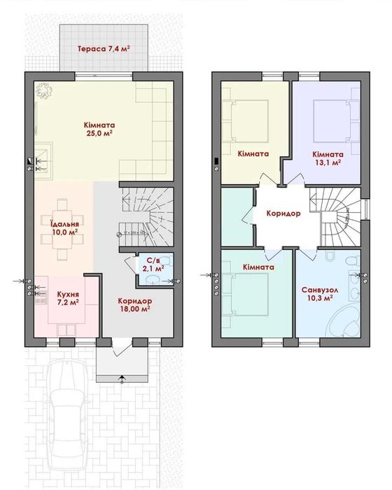 Таунхаус площею 125м2 з РЕМОНТОМ в Крихівцях
