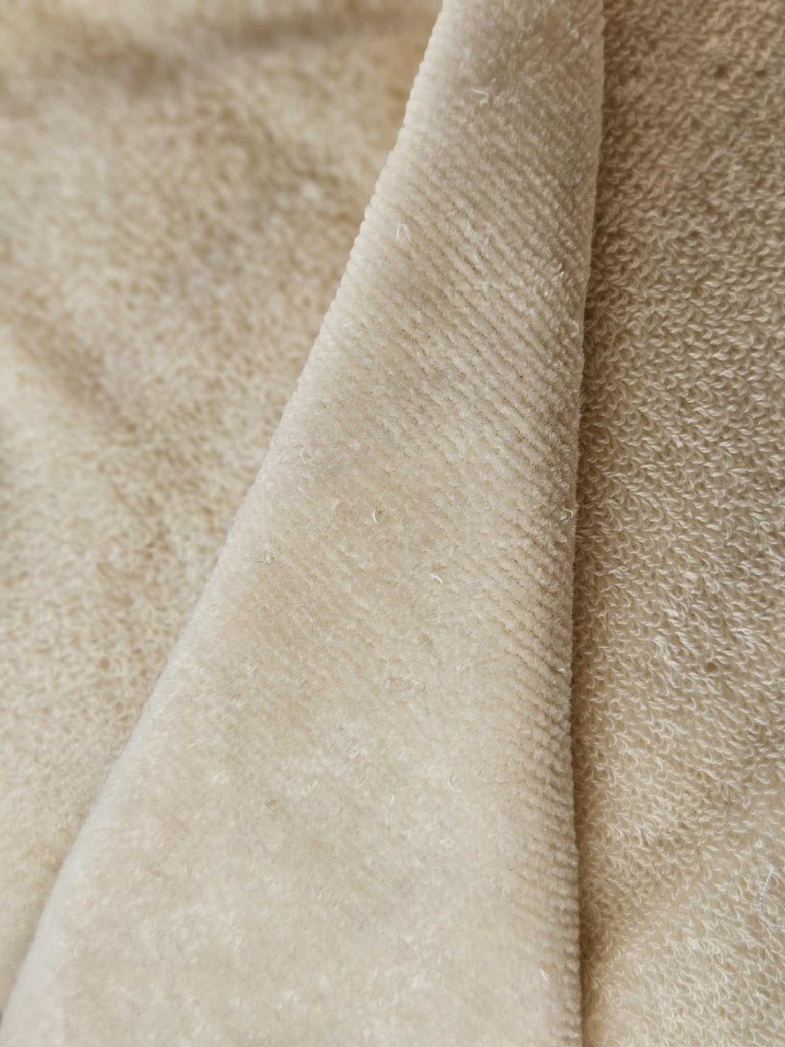 Tkanina Velvet Frotte Organiczna  Certyfikat GOTS
